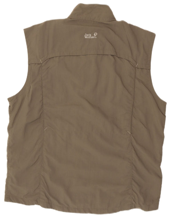 Ανδρική αμάνικη αθλητική φόρμα JACK WOLFSKIN Top Jacket UK 46/48 2XL Γκρι