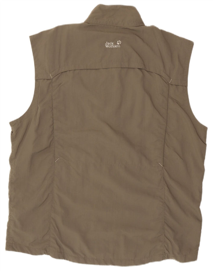 Ανδρική αμάνικη αθλητική φόρμα JACK WOLFSKIN Top Jacket UK 46/48 2XL Γκρι