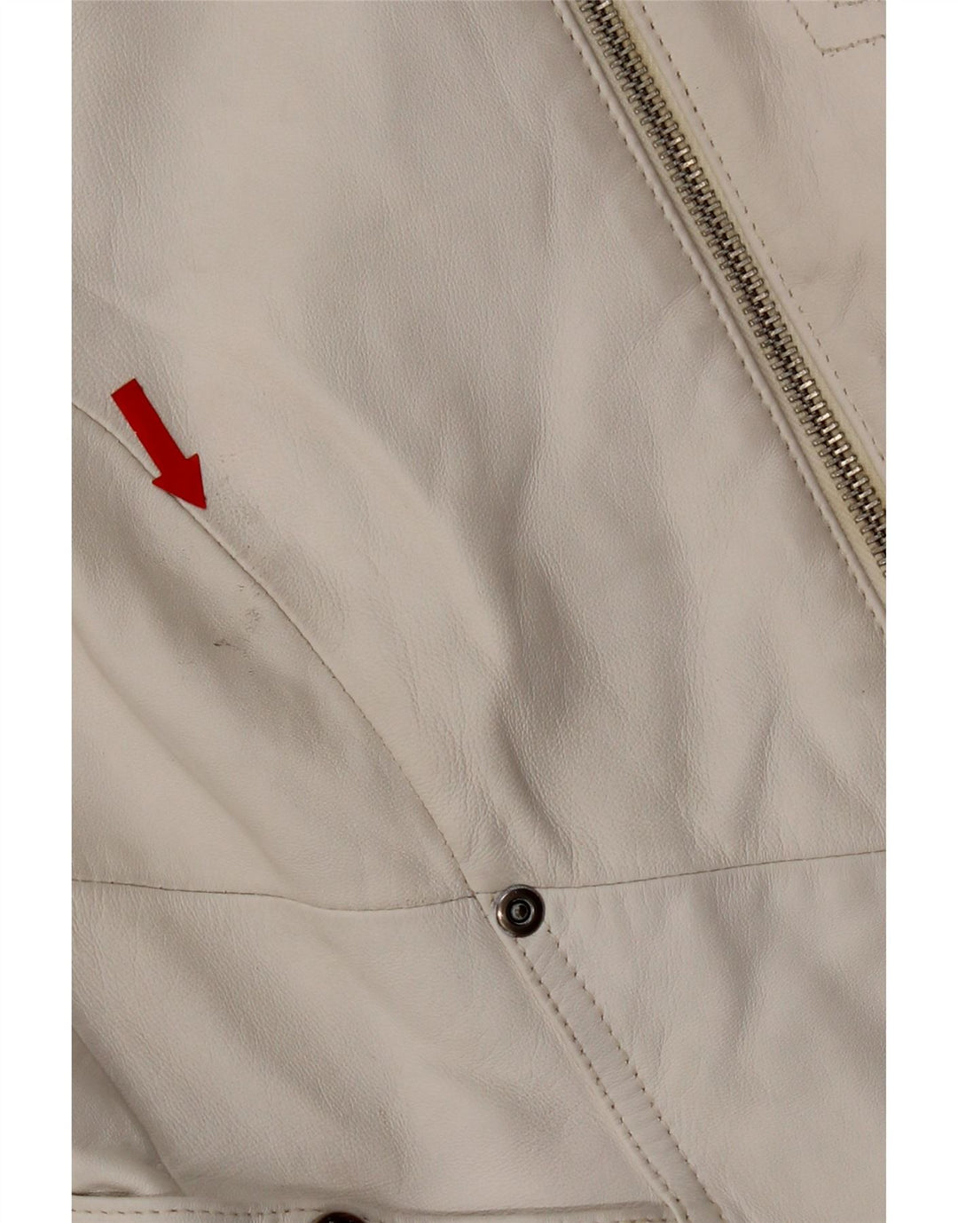 Conbipel Γυναικείο Biker Jacket IT 42 Medium White Leather