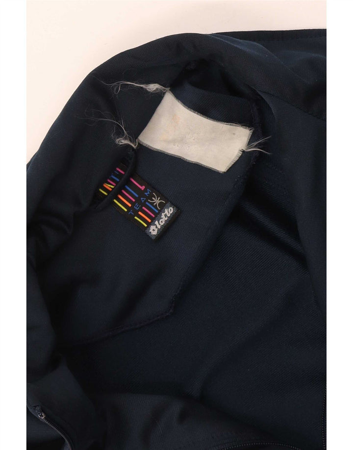 Ανδρική φόρμα γραφικών Lotto Top Jacket Medium Navy Blue Colourblock