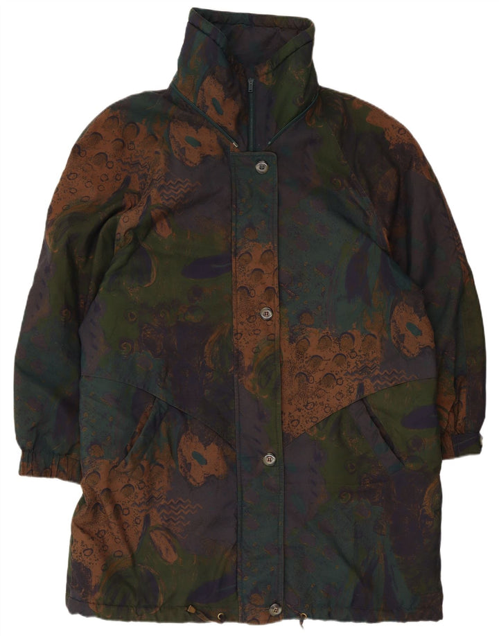 Vintage Γυναικείο Abstract Pattern Parka Jacket UK 20 2XL V πολύχρωμο