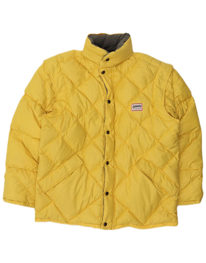 Ανδρικό μπουφάν με κουκούλα DOLOMITE UK 38 Medium Yellow
