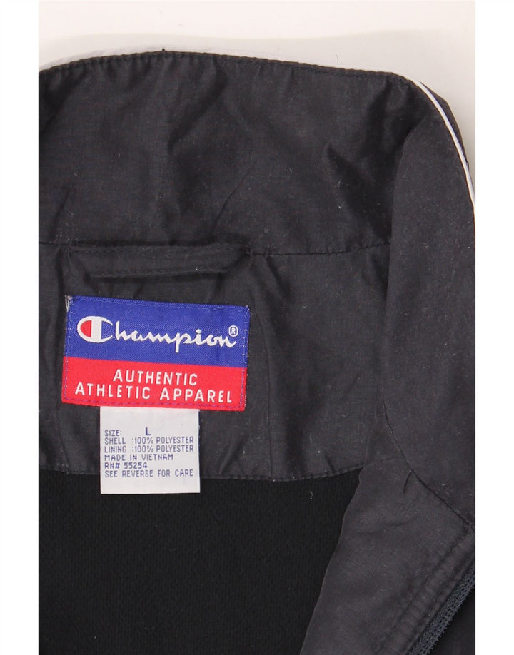 Ανδρική αθλητική φόρμα Champion Top Jacket Large Navy Blue Colorblock Polyester
