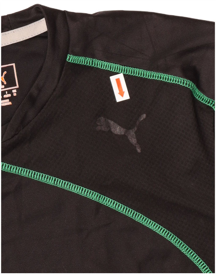Ανδρικό T-Shirt PUMA Top Medium Μαύρο Πολυεστέρας