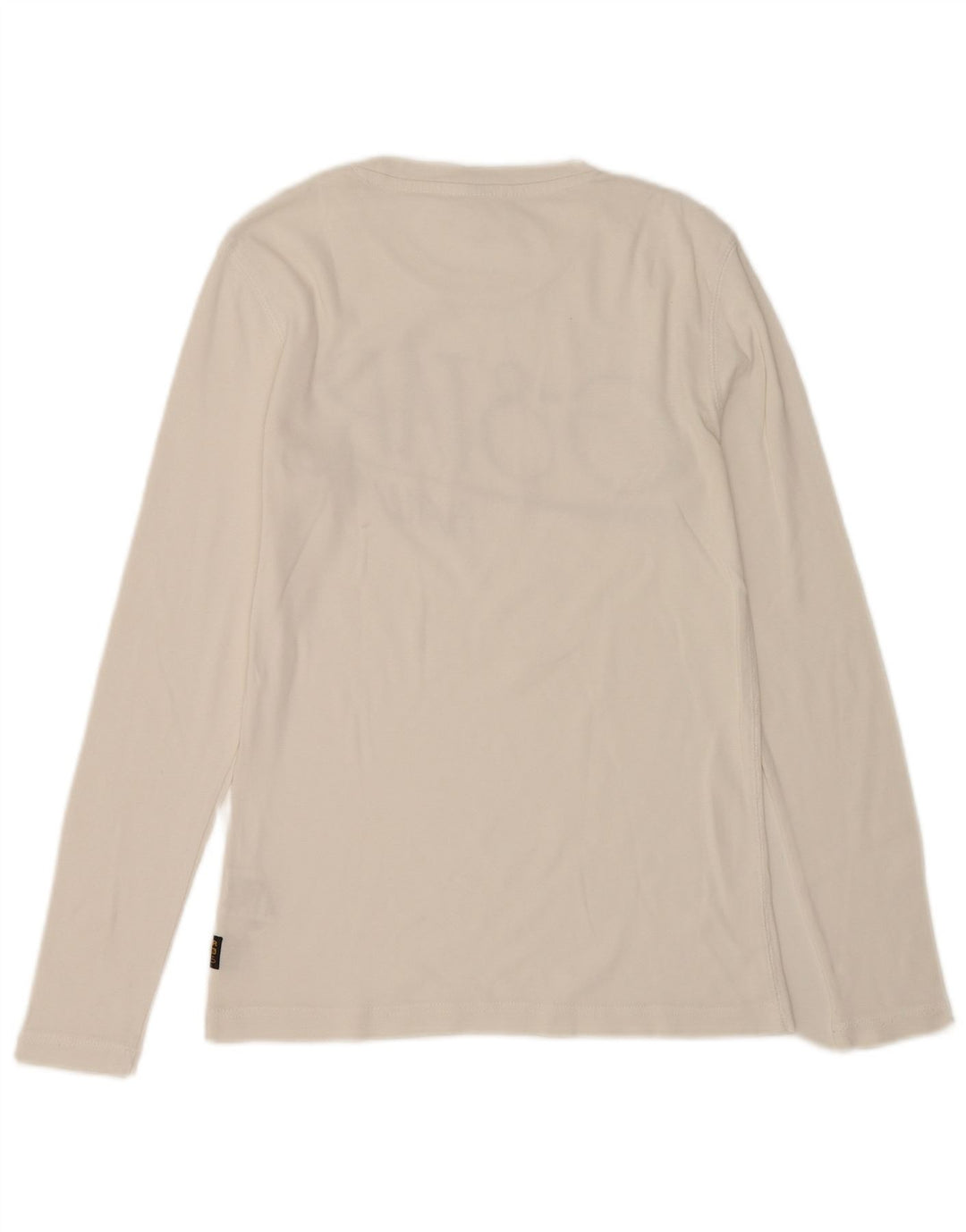 Ανδρικό γραφικό τοπ G-Star Μακρυμάνικο μεσαίο λευκό βαμβακερό