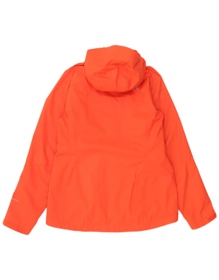 The North Face γυναικείο μπουφάν βροχής με κουκούλα UK 14 μεσαίου πορτοκαλί πολυεστέρα