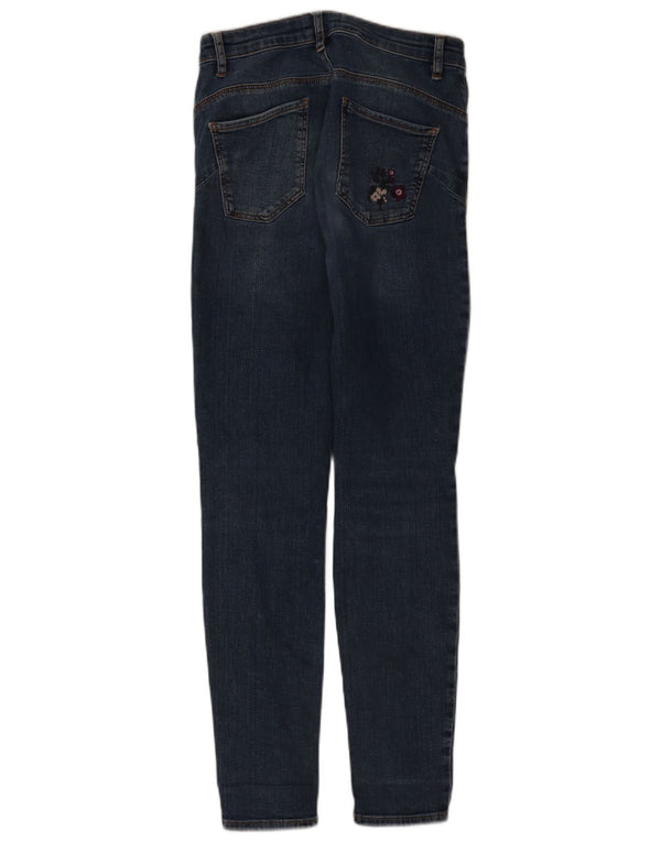 Desigual Γυναικείο Skinny Jeans με ψηλή μέση EU 40 Medium W26 L30 Blue Floral