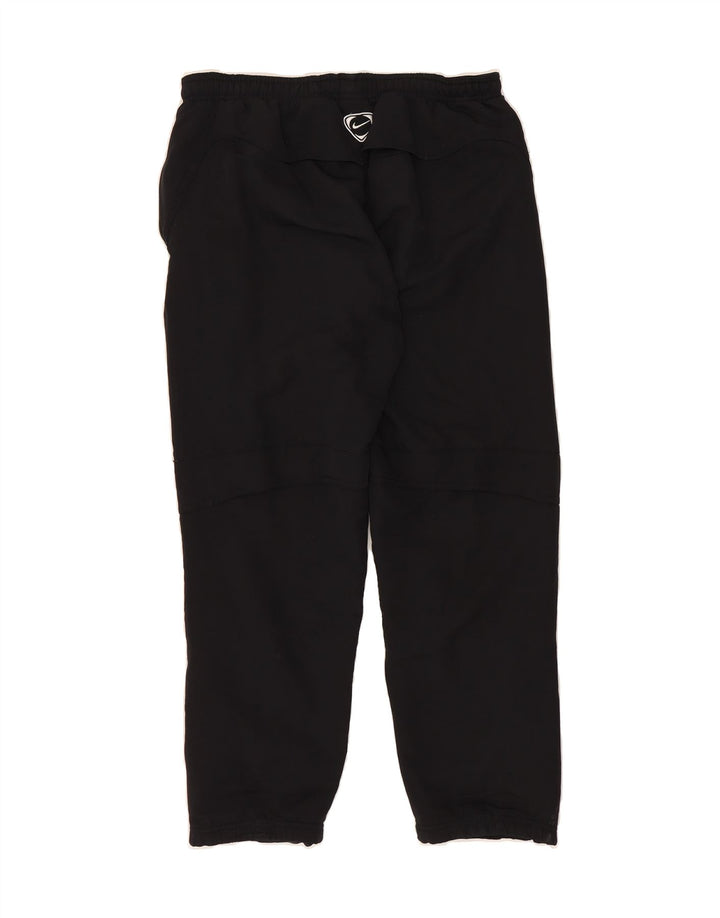 NIKE Mens Tracksuit Trousers UK 41/43 Large  Black Polyester Vintage Nike and Second-Hand Nike from Messina Hembry 