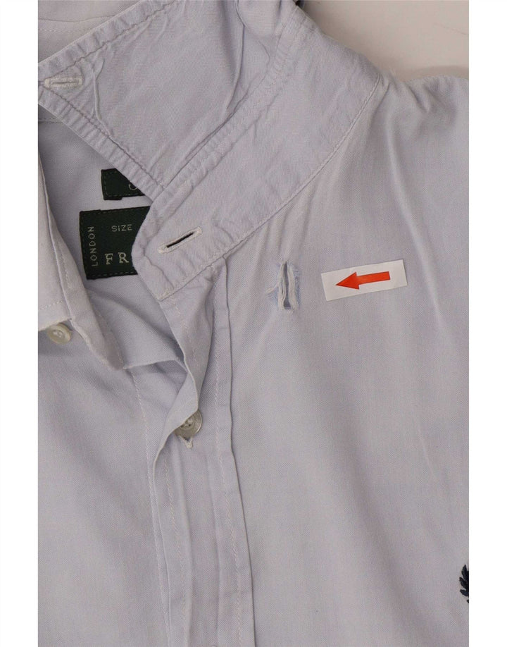 Fred Perry Ανδρικό πουκάμισο Slim Fit Small Blue