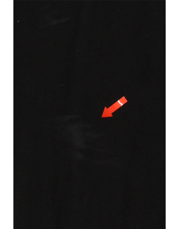 Ανδρικό μπλουζάκι πόλο Nike μεγάλο μαύρο βαμβακερό