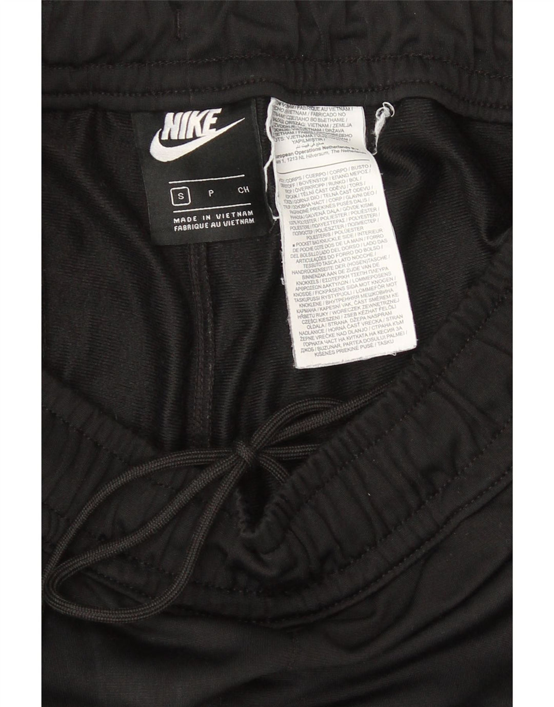 Ανδρική φόρμα αθλητικής φόρμας Nike με γραφικό μικρό μαύρο πολυεστέρα