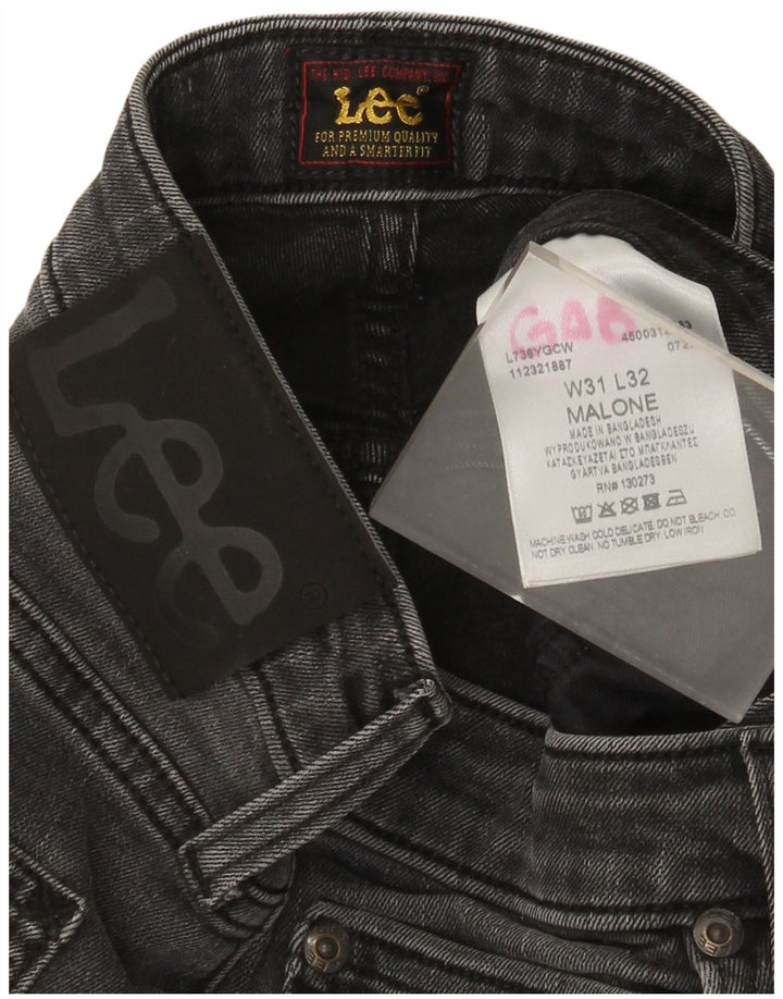 Lee Mens Malone Slim Jeans W31 L27 Γκρι βαμβακερό