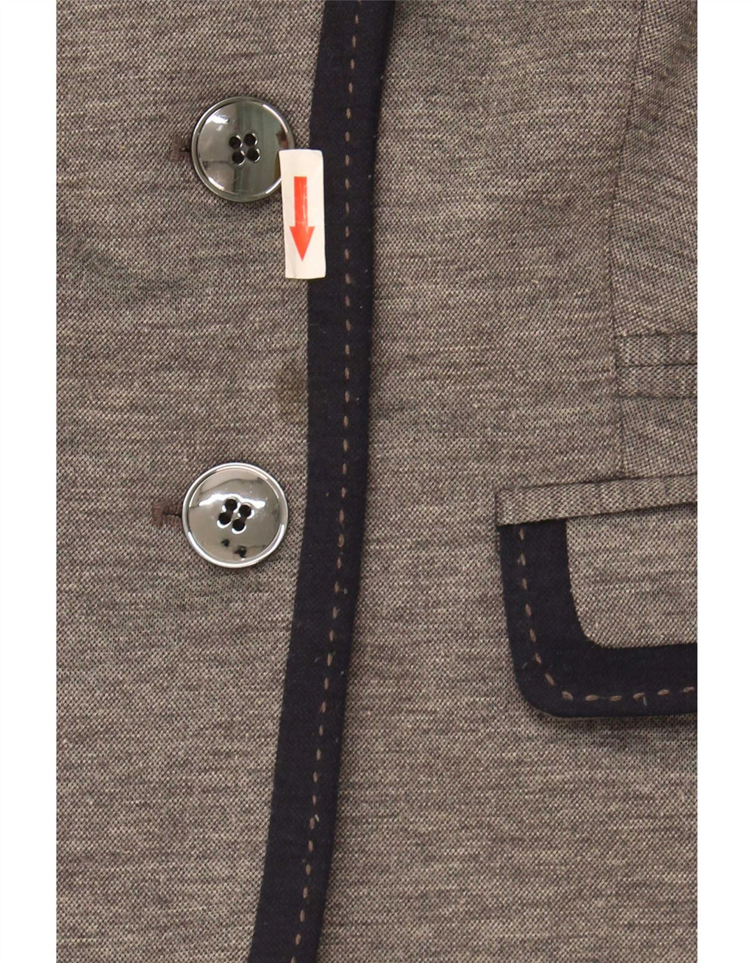 Marks & Spencer Γυναικείο μπουφάν 2 κουμπιών Blazer UK 12 Medium Grey