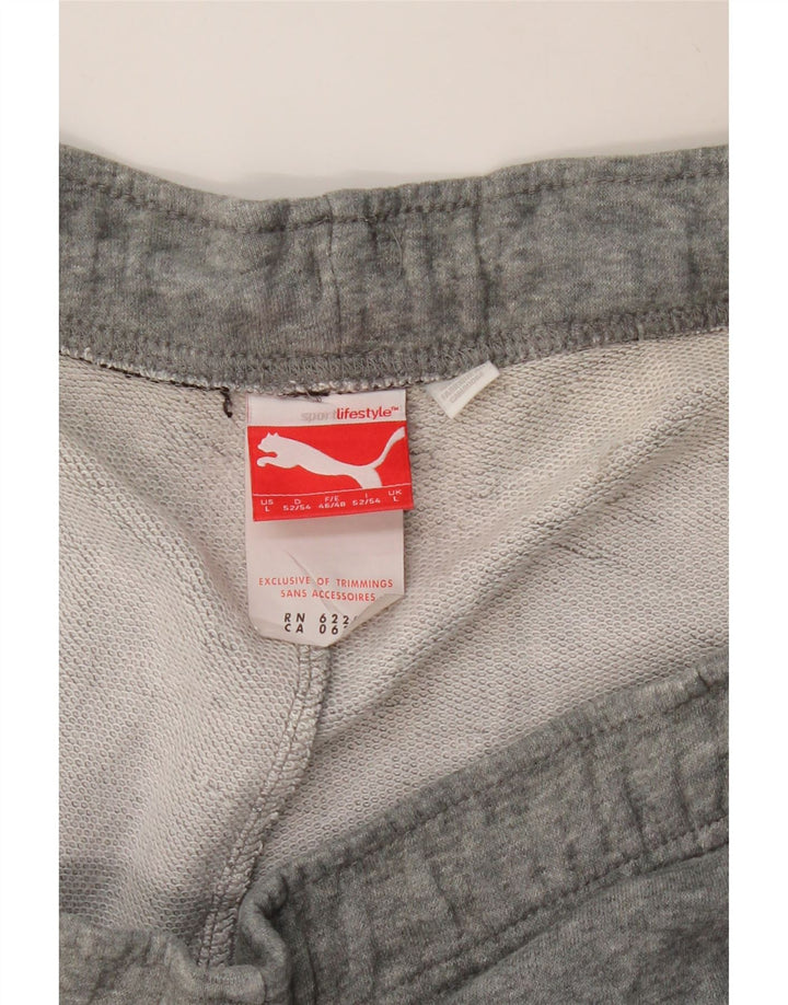 Ανδρική φόρμα PUMA Παντελόνι Joggers Μεγάλο Γκρι Βαμβακερό