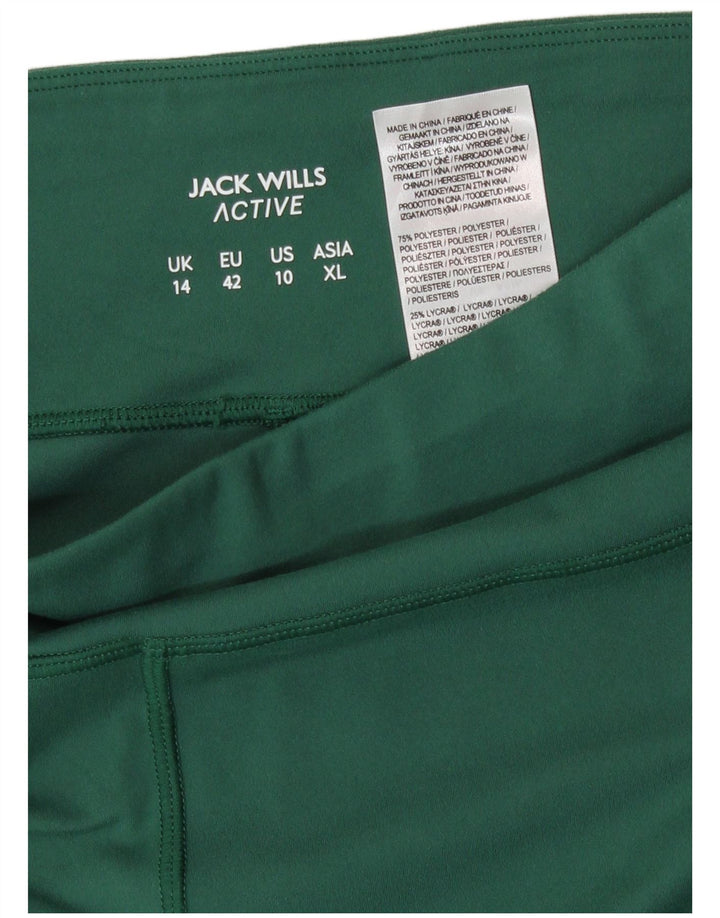 Jack Wills Γυναικεία κολάν UK 14 Large Green Polyester