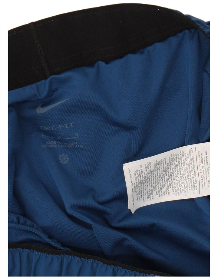 Γραφικό αθλητικό σορτς Nike ανδρικό Dri Fit μεγάλο μπλε πολυεστέρα