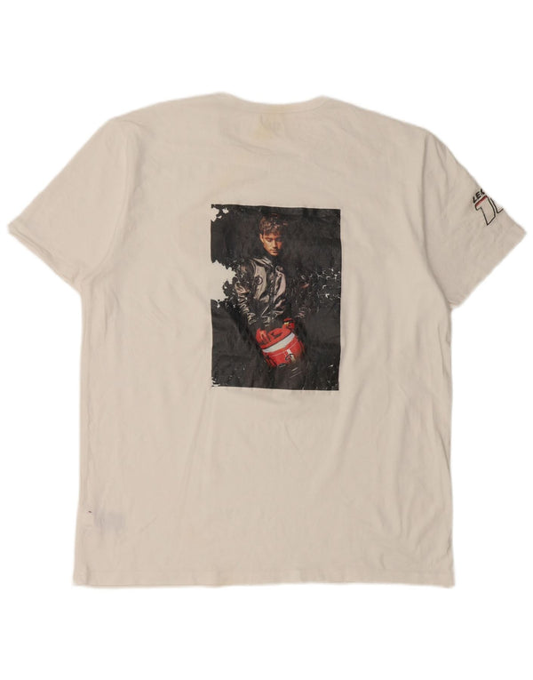 Gap Ανδρικό T-Shirt Ferrari Graphic Top XL Λευκό βαμβακερό