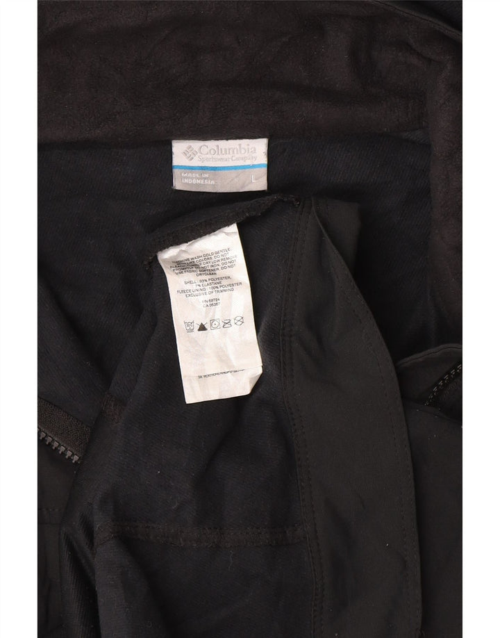 Columbia Γυναικεία αθλητική φόρμα με κουκούλα Top Jacket UK 14 Large Black Polyester