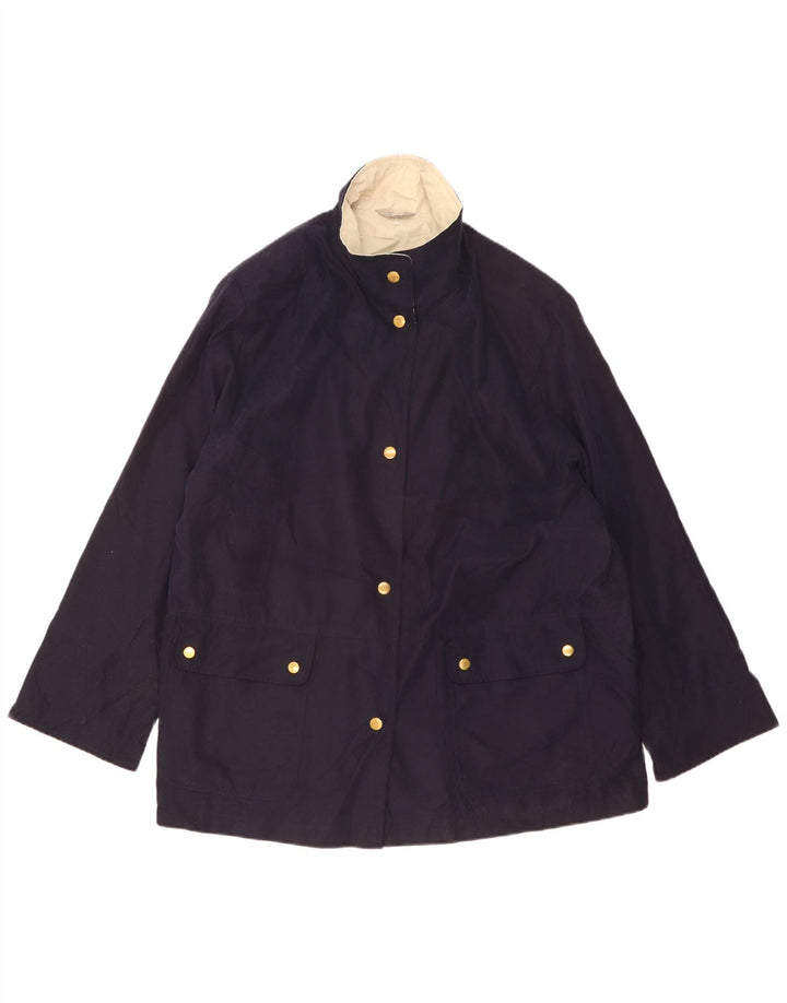 Marks & Spencer Γυναικείο Utility Jacket UK 20 2XL Navy Blue Polyester
