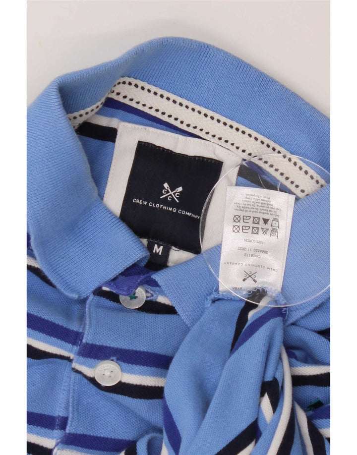 Ανδρικό μπλουζάκι πόλο Crew Clothing, Βαμβακερό μεσαίο μπλε ριγέ