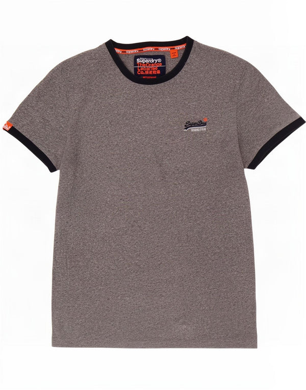 Ανδρικό T-Shirt Superdry Top Βαμβακερό μεσαίο γκρι