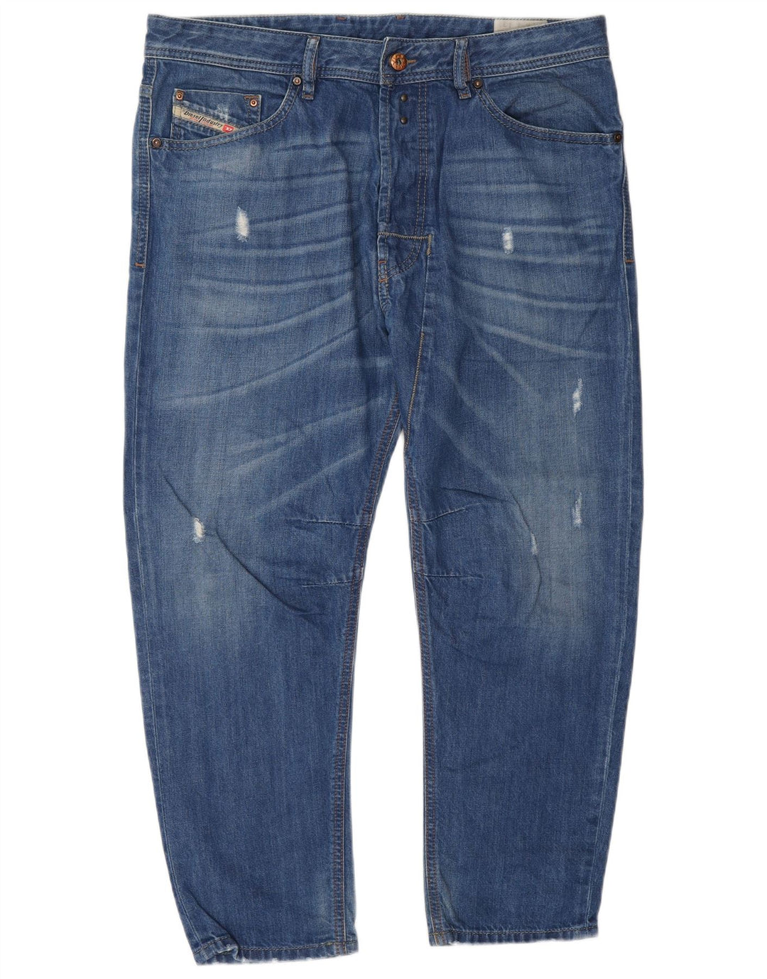 Ανδρικά Diesel Distressed Slim Jeans W34 L26 Blue Cotton