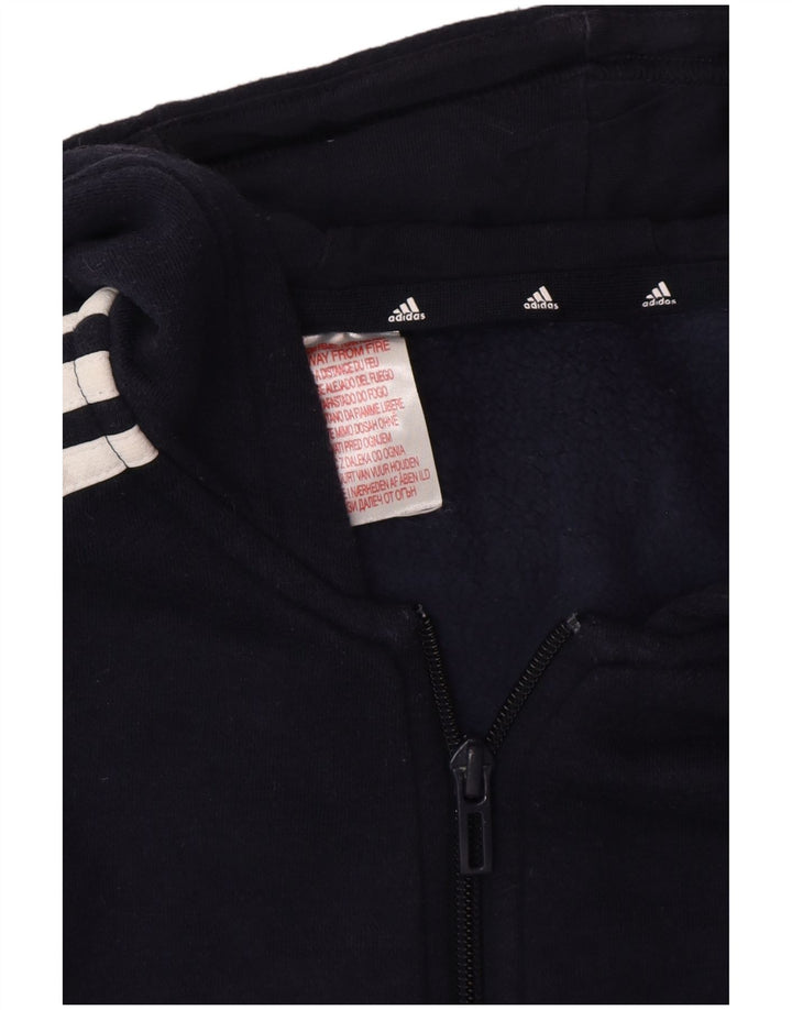 Ανδρικό πουλόβερ με κουκούλα με φερμουάρ Adidas Small Navy Blue