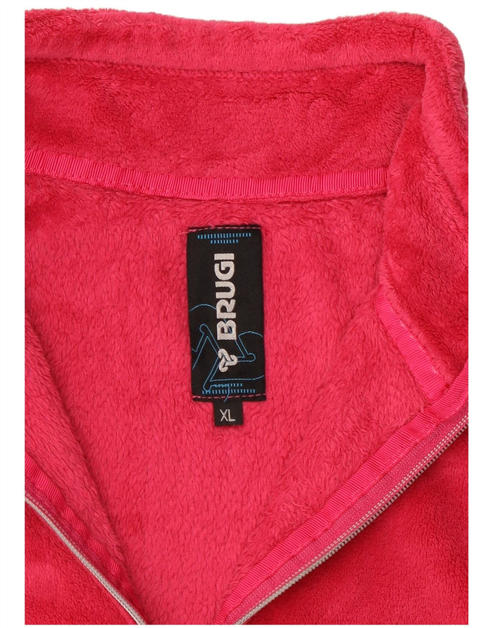 BRUGI Γυναικείο Fleece Jacket UK 18 XL Pink Polyester