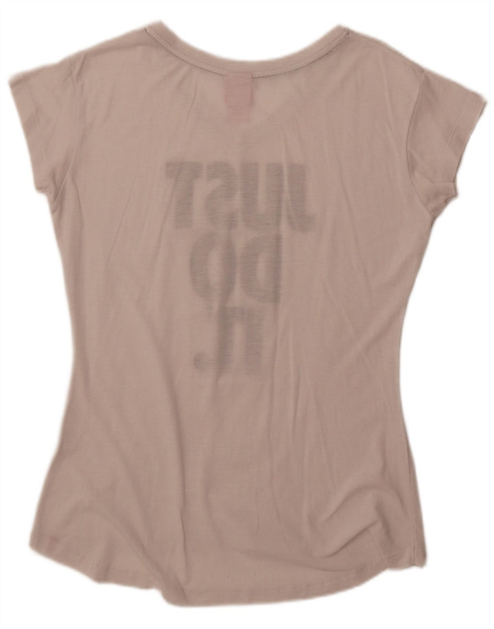 Γυναικείο T-Shirt Nike με γραφικό τοπ UK 14 Medium Off White