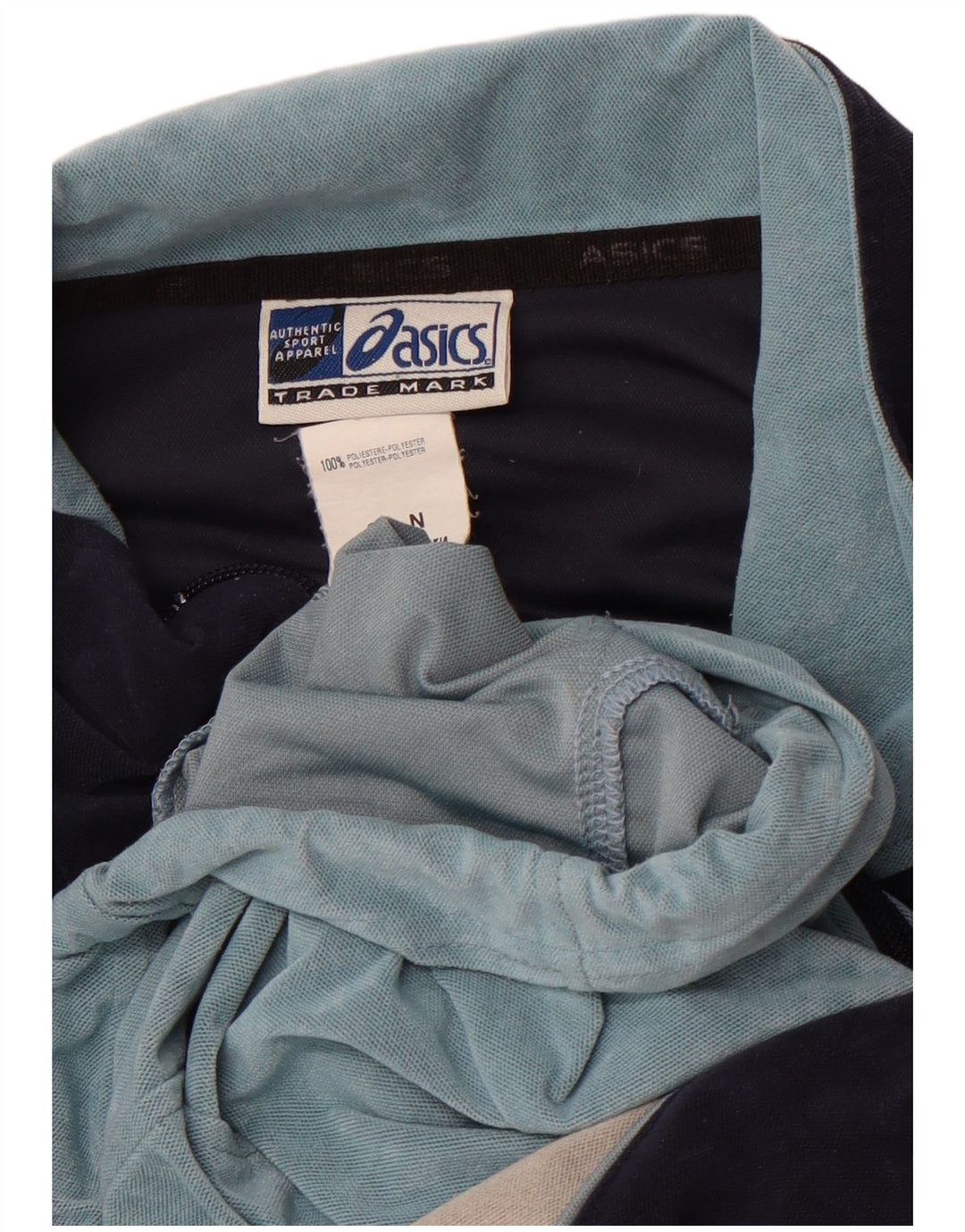 Ανδρική αθλητική φόρμα ASICS Top Jacket Large Blue Colourblock Polyester Sports