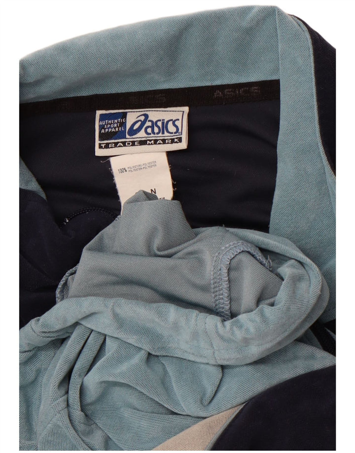 Ανδρική αθλητική φόρμα ASICS Top Jacket Large Blue Colourblock Polyester Sports