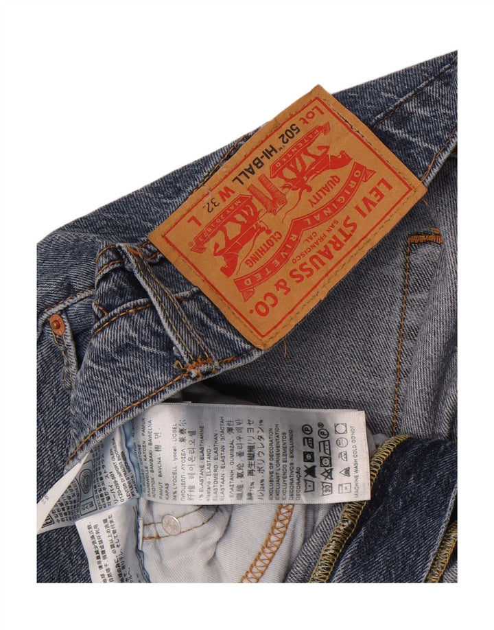 Levi's Mens 502 Tapered Jeans W32 L22 Blue Cotton