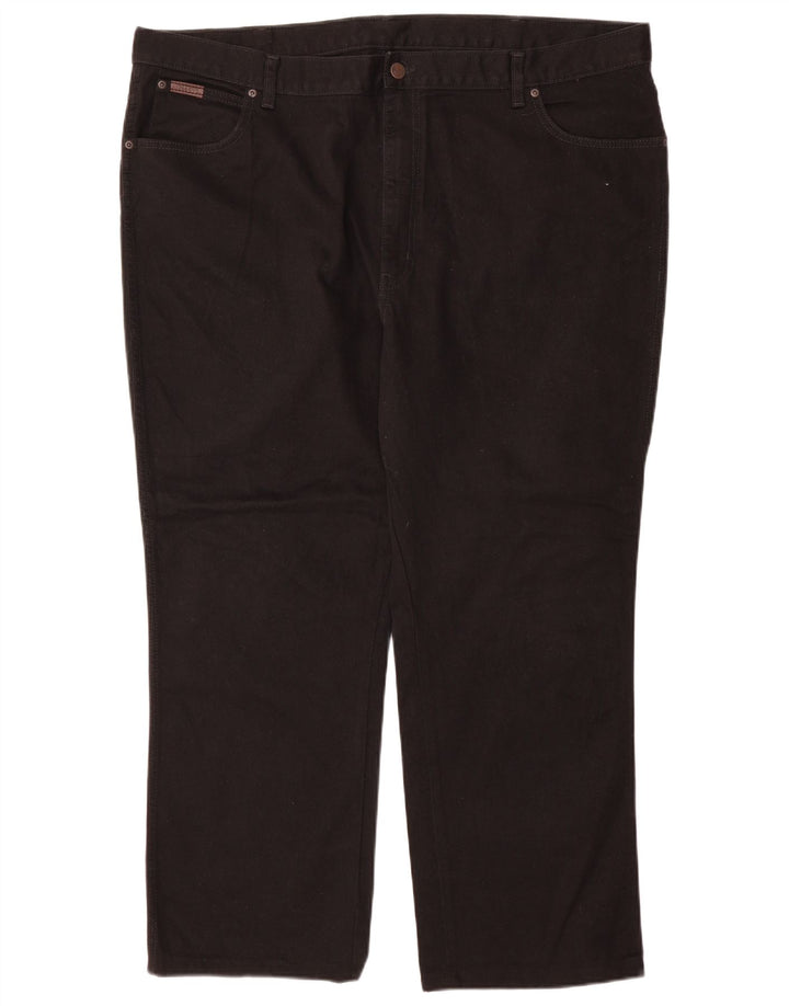 Wrangler Ανδρικό Texas Straight Jeans W46 L30 Μαύρο βαμβακερό
