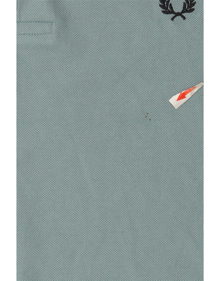 Fred Perry Ανδρικό πουκάμισο πόλο με μεσαίο μπλε βαμβακερό ριγέ
