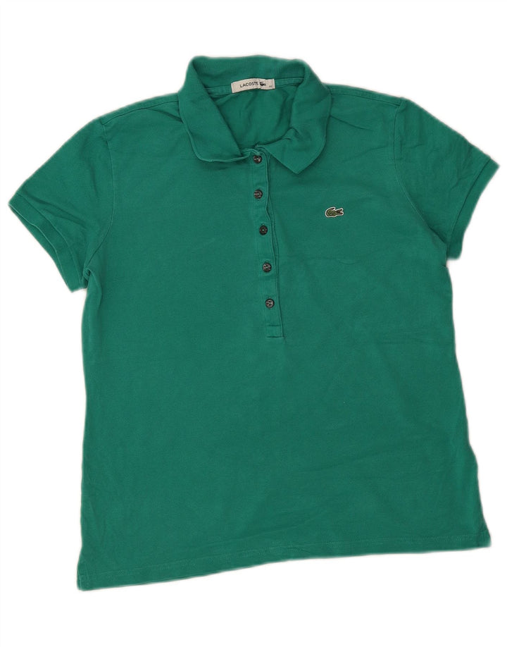 Γυναικείο μπλουζάκι πόλο Lacoste Μέγεθος 40 Μεσαίο πράσινο βαμβακερό