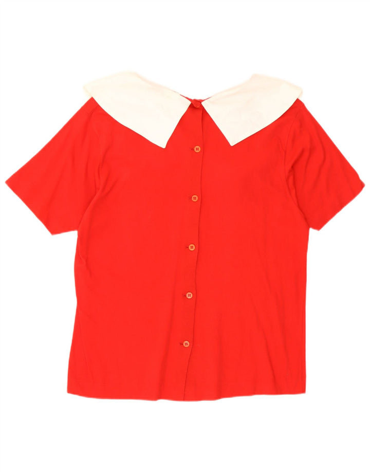 Γυναικεία μπλούζα Benetton Top UK 14 Medium Red Colourblock