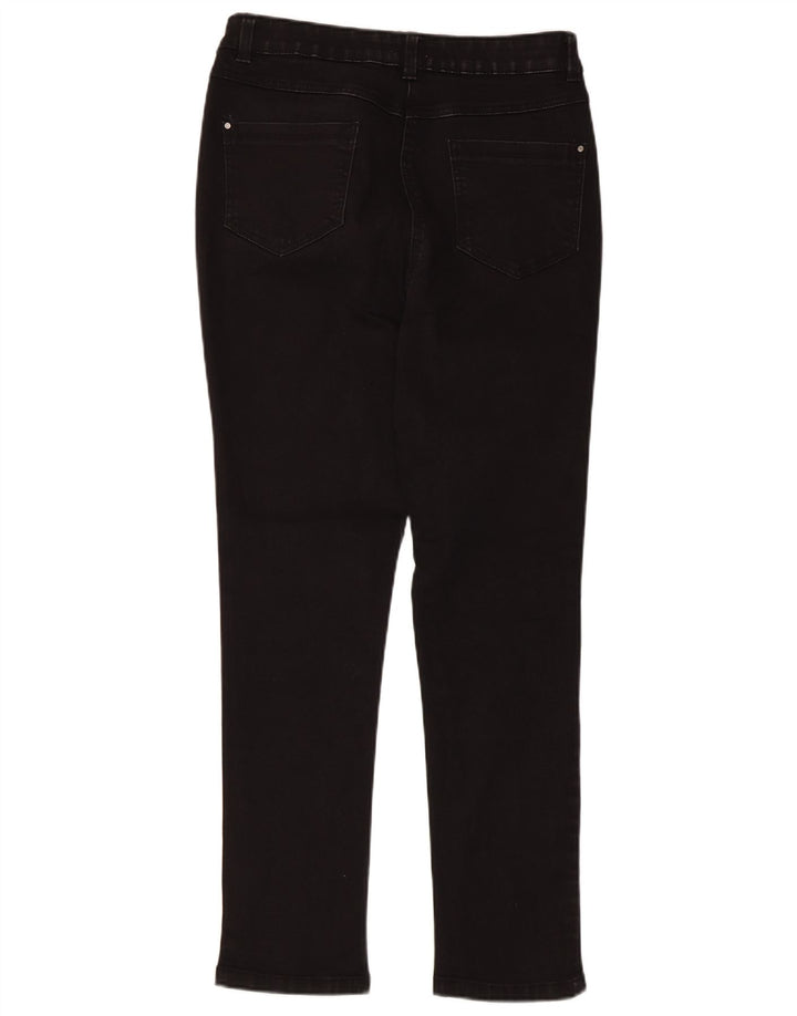 M&Co Γυναικείο Slim Jeans UK 12 Medium W30 L27 Μαύρο βαμβακερό