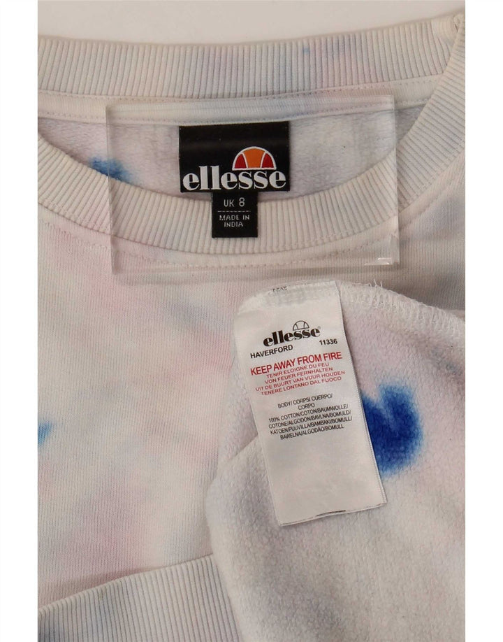Ellesse Γυναικεία φούτερ υπερμεγέθη Jumper UK 8 Μικρή πολύχρωμη βαφή γραβάτας