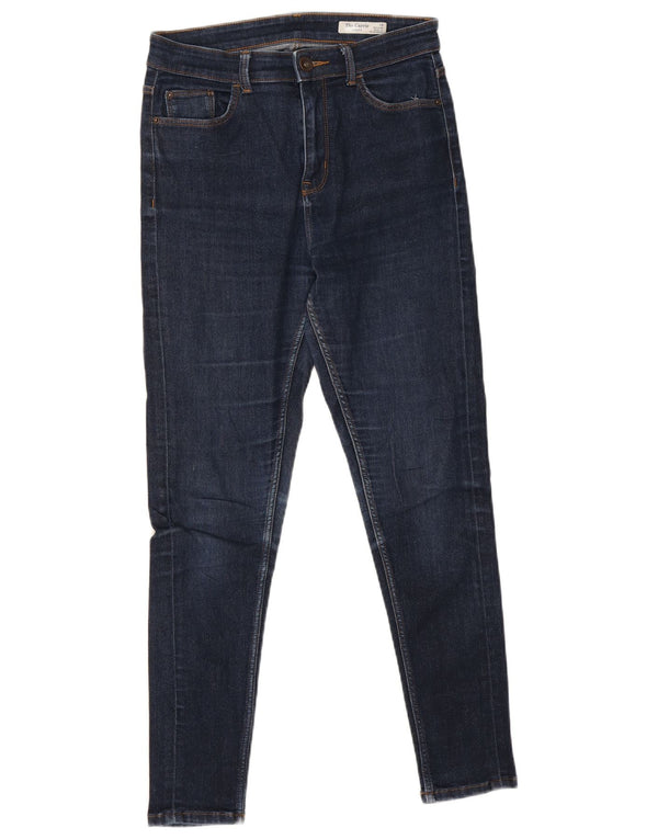 Marks & Spencer Γυναικεία Skinny Jeans UK 10 Small W28 L27 Navy Blue