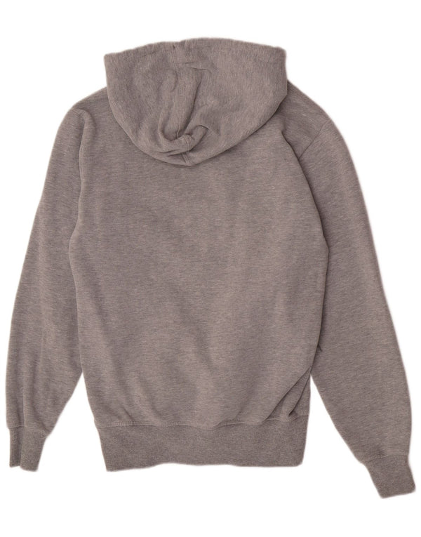 Ellesse Ανδρικά γραφικά κανονική εφαρμογή με κουκούλα, μικρό γκρι βαμβακερό