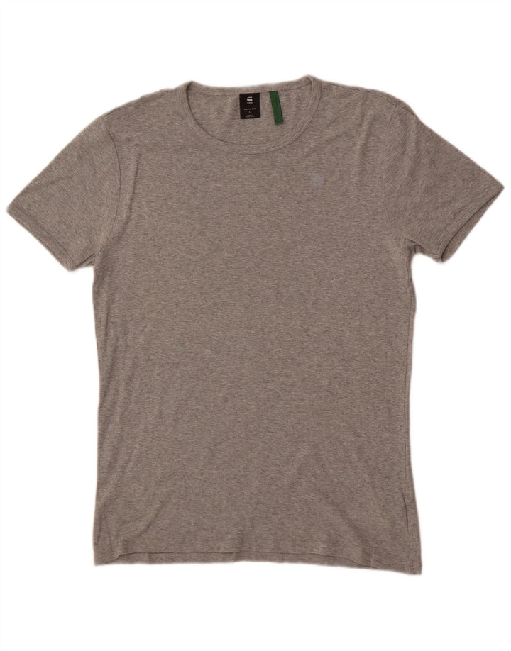 Ανδρικό T-Shirt G-Star Top Large Grey Flecked Cotton