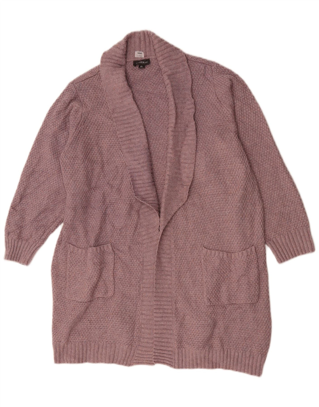 Γυναικείο ανοιχτό πουλόβερ ζακέτα Autograph UK 18 XL Pink Polyester