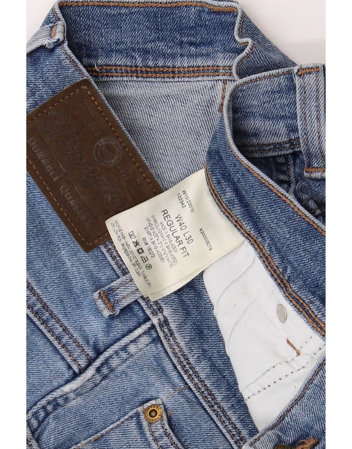 Ανδρικό τζιν ίσιο Wrangler Regular Fit W40 L30 Μπλε βαμβακερό