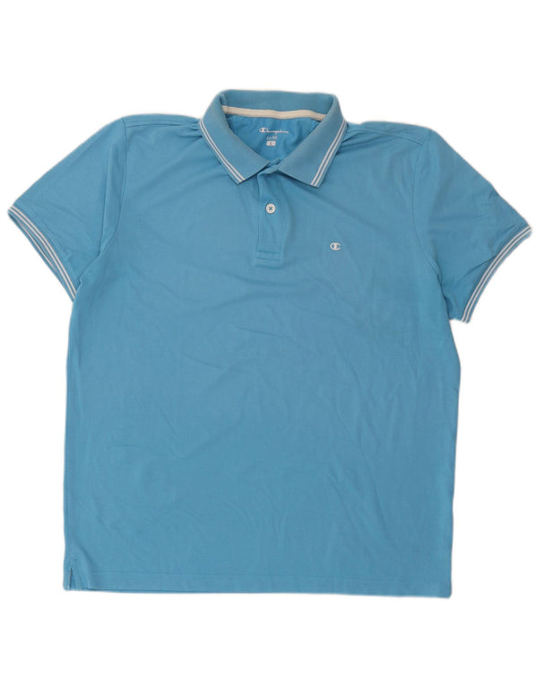 Ανδρικό μπλουζάκι πόλο Champion Easy Fit Large Blue