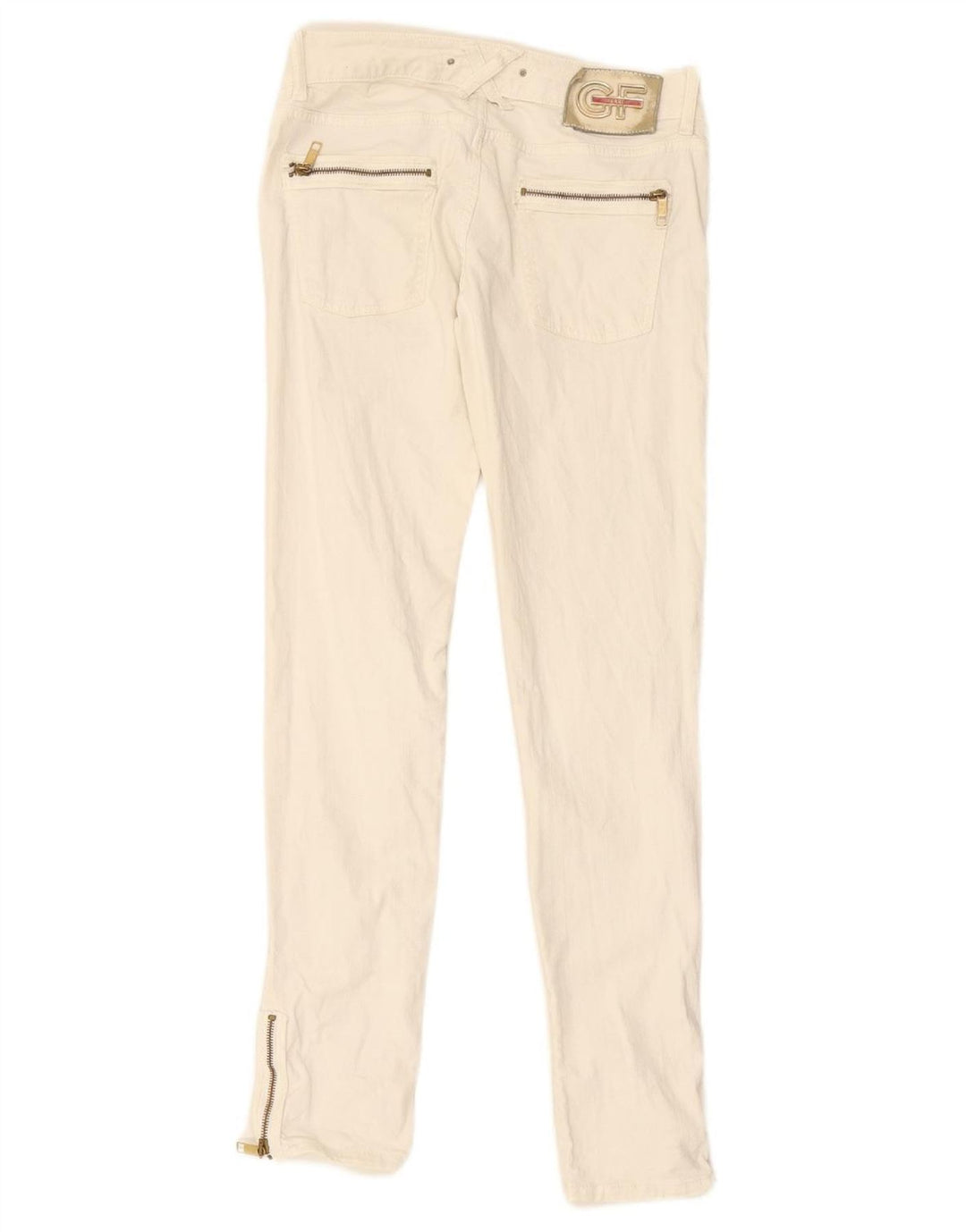 GF FERRE Womens Slim Jeans W28 L29 White