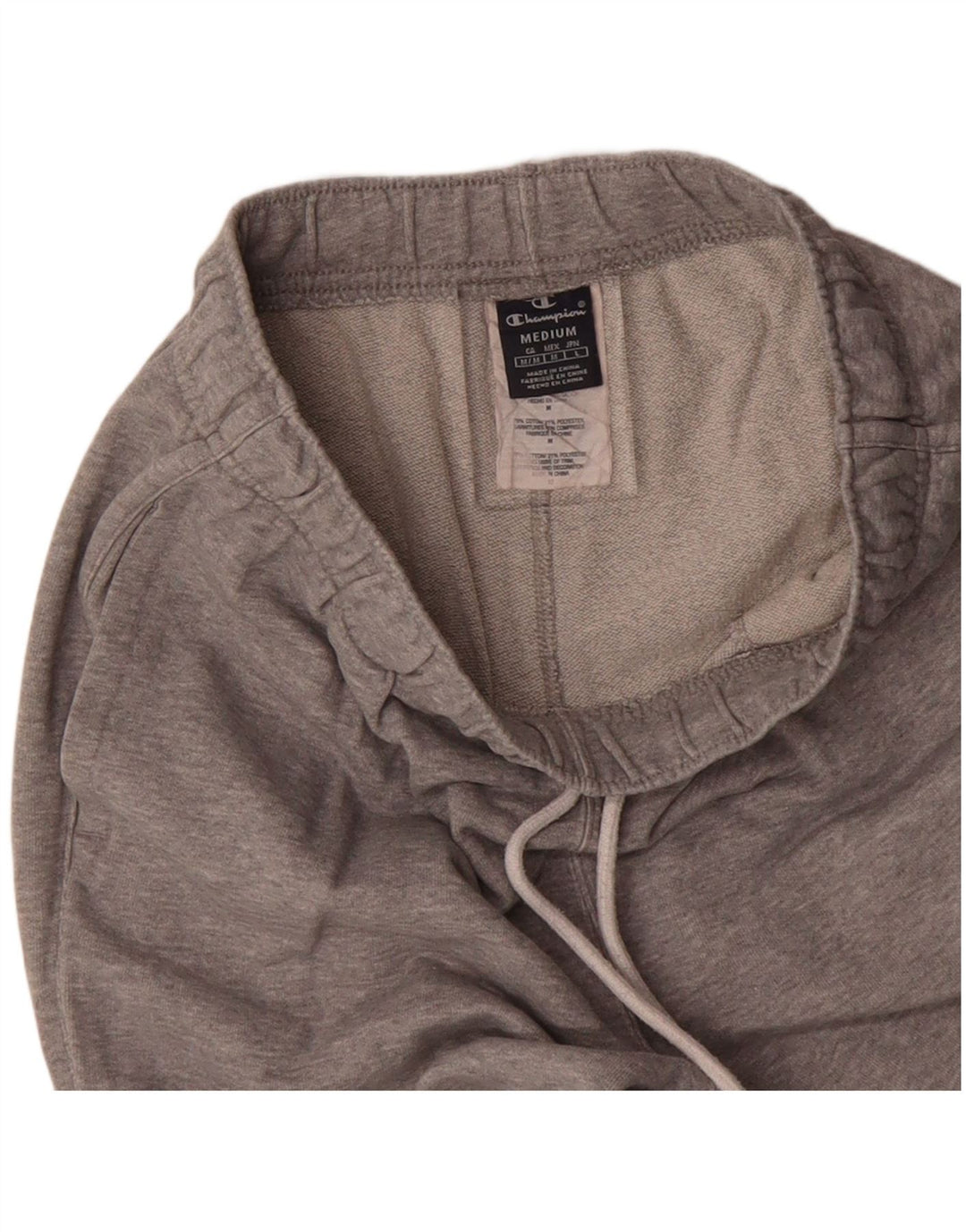CHAMPION Mens Tracksuit Trousers Joggers Medium Grey Cotton