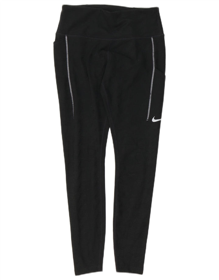 Γυναικείο κολάν Nike Dri Fit UK 14 Μεσαίο μαύρο πολυεστέρα