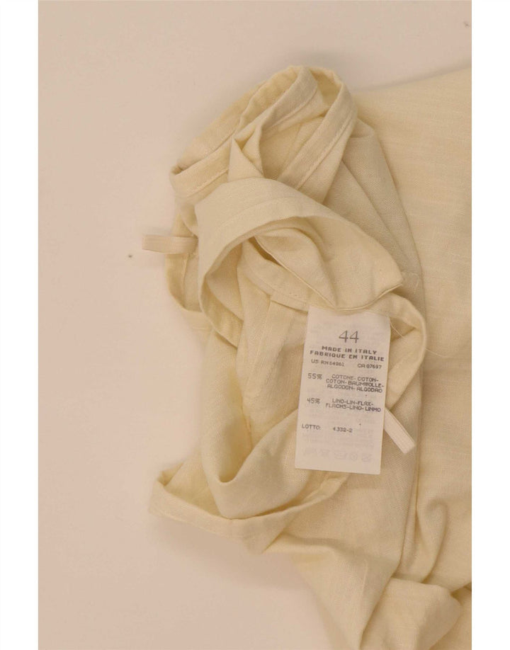 Γυναικεία Mini Wrap Φούστα Benetton IT 44 Medium W28 Beige βαμβακερή