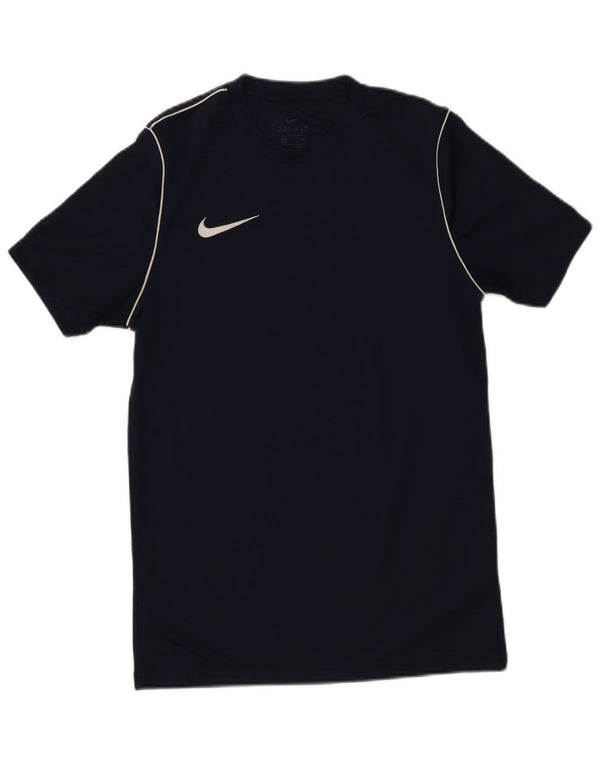 Ανδρικό μπλουζάκι Nike Dri Fit Small Small Navy Blue Polyester