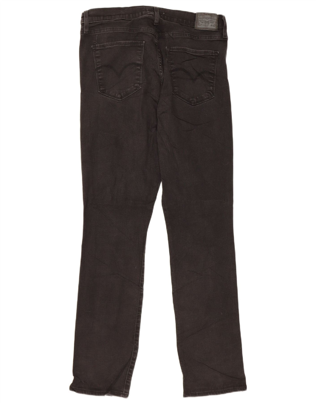 Levi's Womens 724 High Rise Bootcut Jeans W32 L32 Μαύρο
